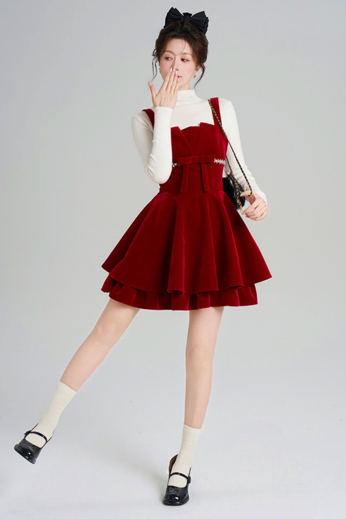 Velvet Camisole Dress