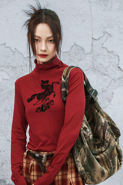 Distressed Washed Denim Bag