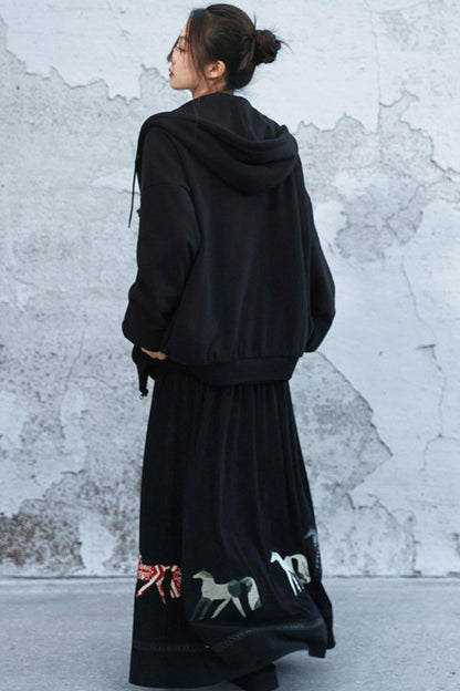 Hooded Fleece Winter Jacket