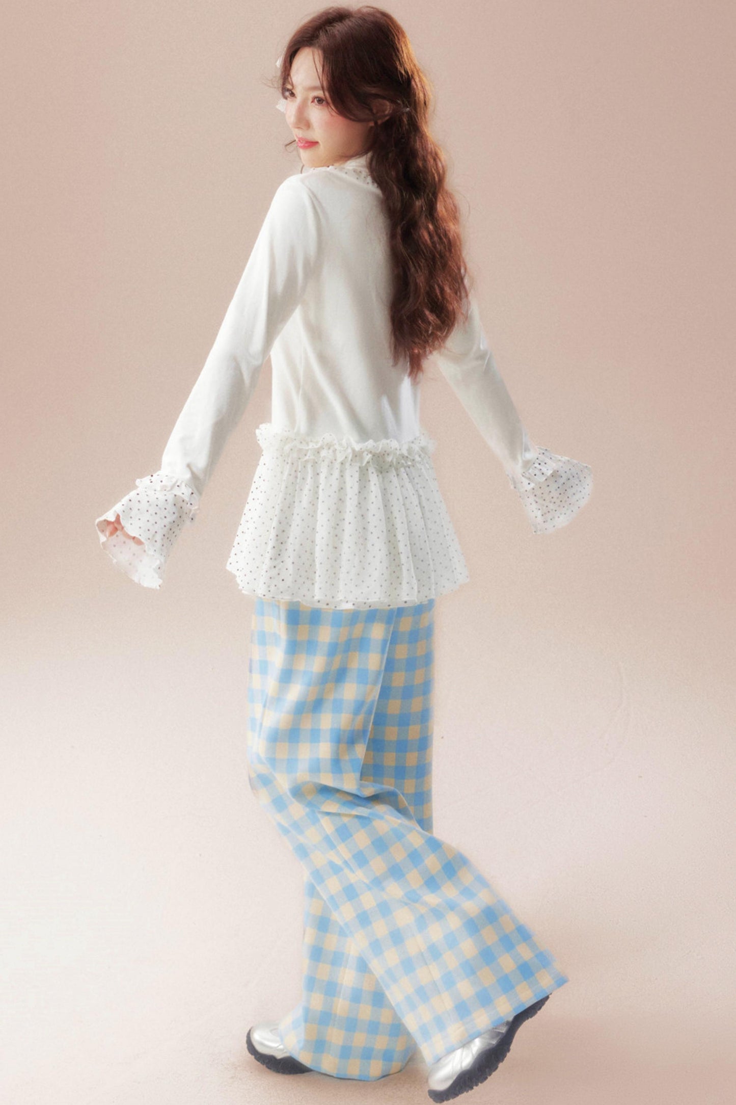 Lace Dreamland Velvet Blouse