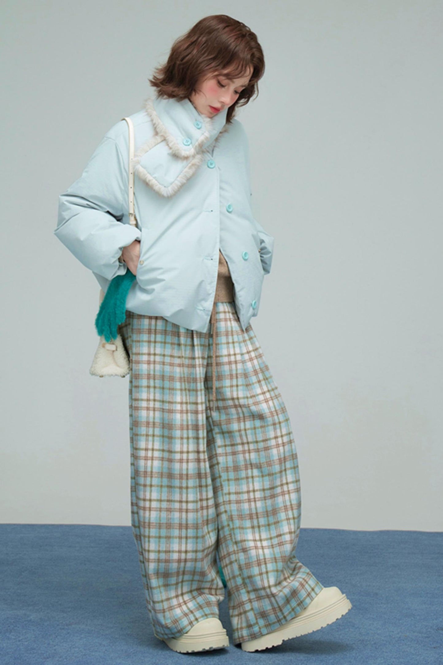 アトモスフェリックスノープレイドパンツ