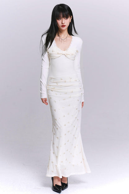 Ghost Girl Off-White Dress