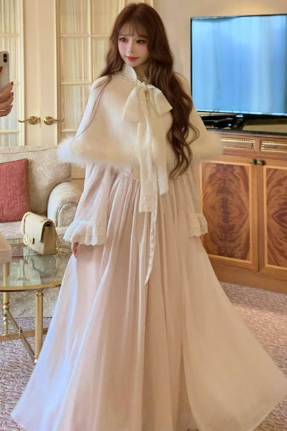 Sweet girly shawl cape