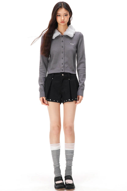 レトロリベットヘムスカート