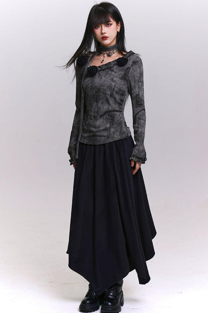 エレガントツーピーススカートセットアップ