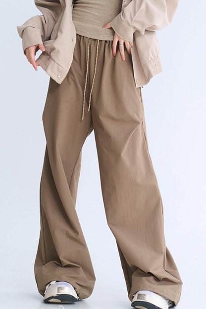 Minimalist Wide Leg Casual Pants
