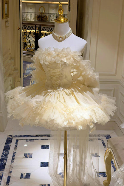 Flower Tulle Princess Dress + Accessories