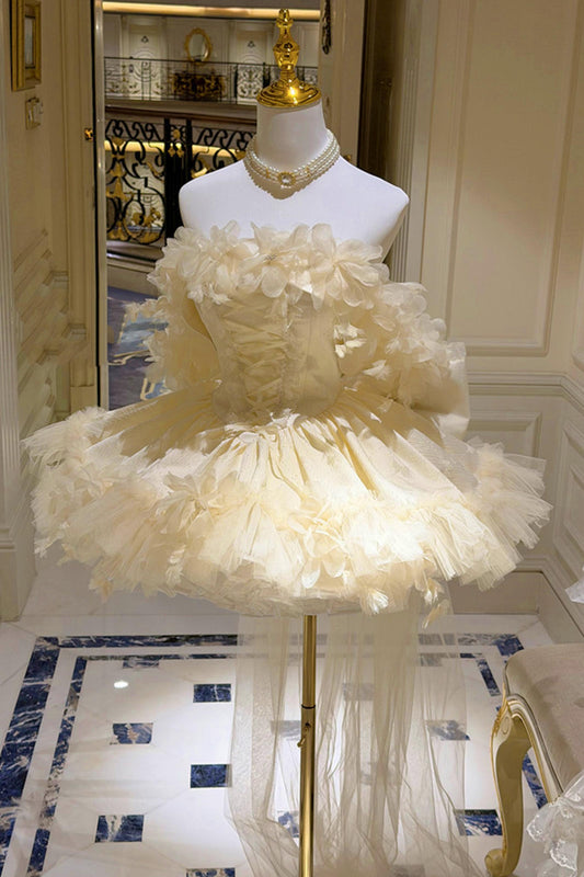 Flower Tulle Princess Dress + Accessories