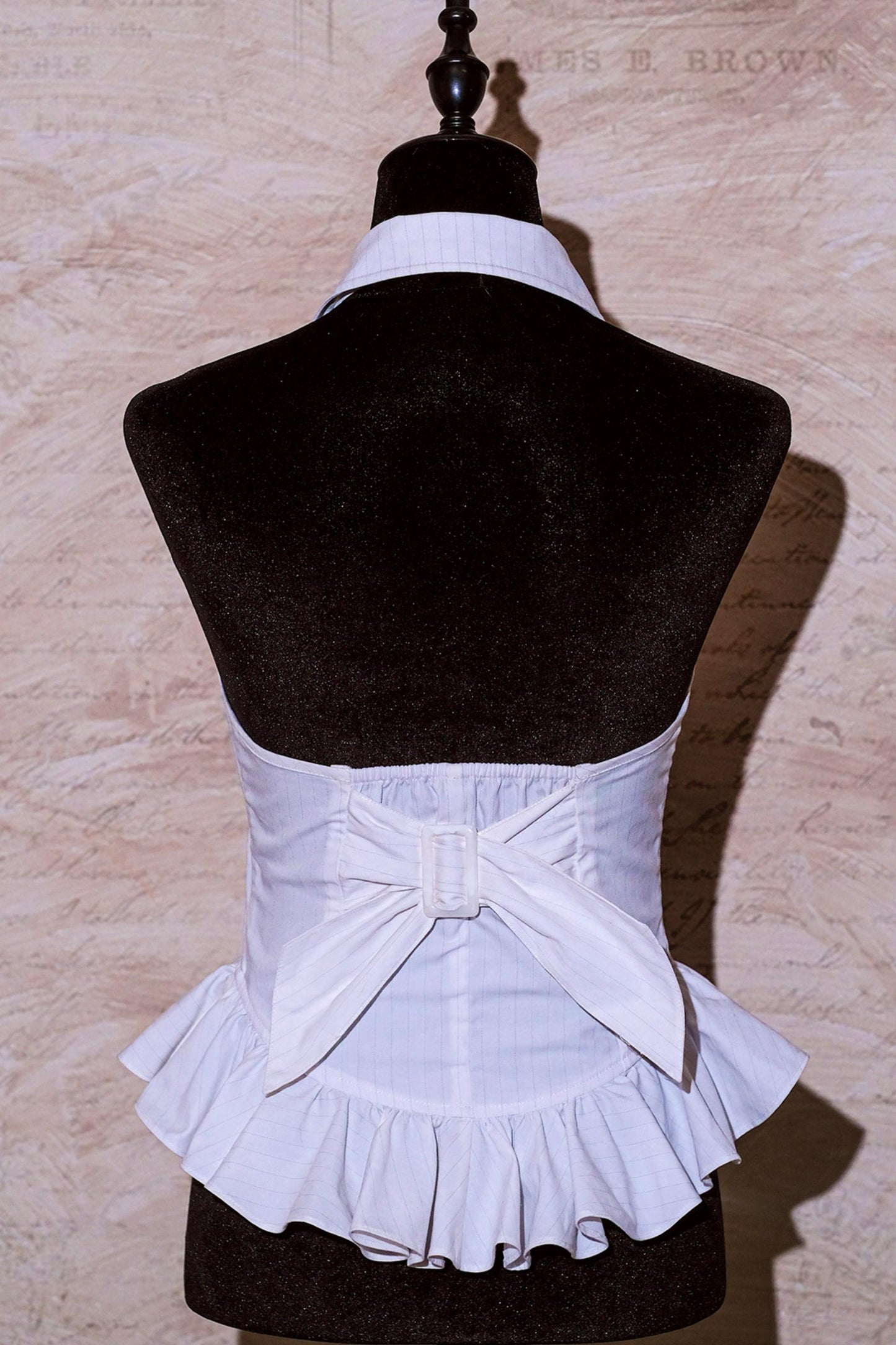 Gothic-Maid-Halter-Oberteil