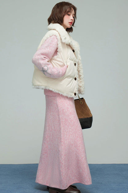 リバーシブルココナッツクリームベスト