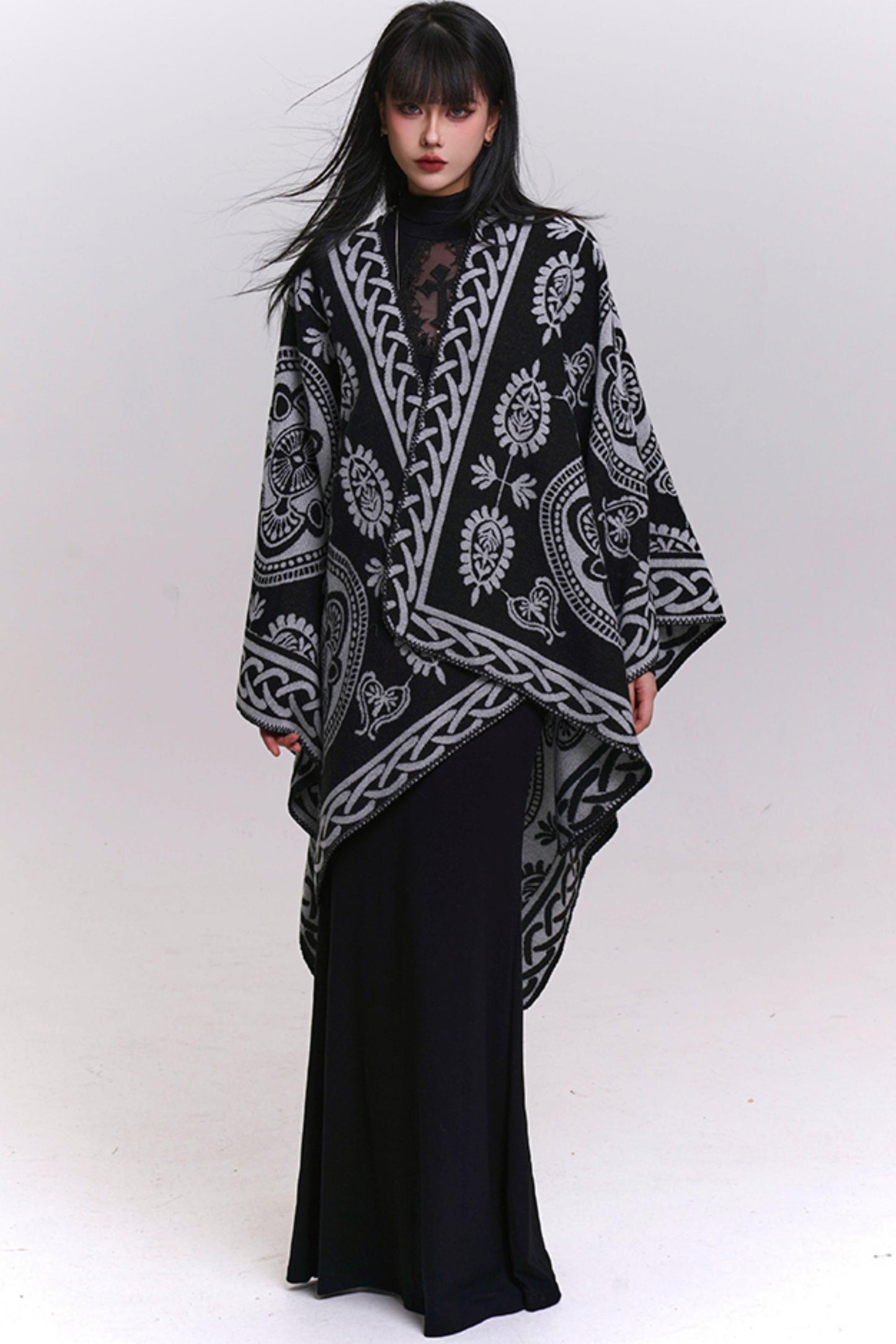 ロマンティックケープスタイルショール