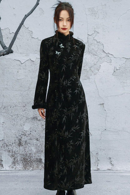 バンブーリーフチョンシャムドレス