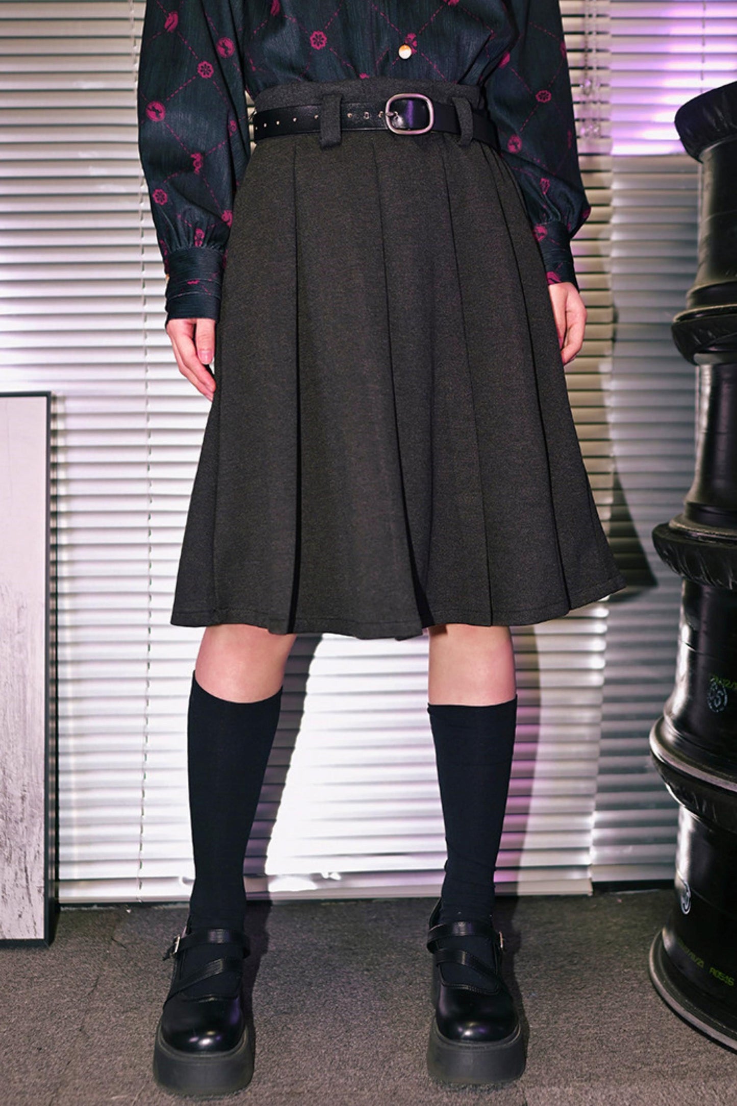 シックプリーツスカート