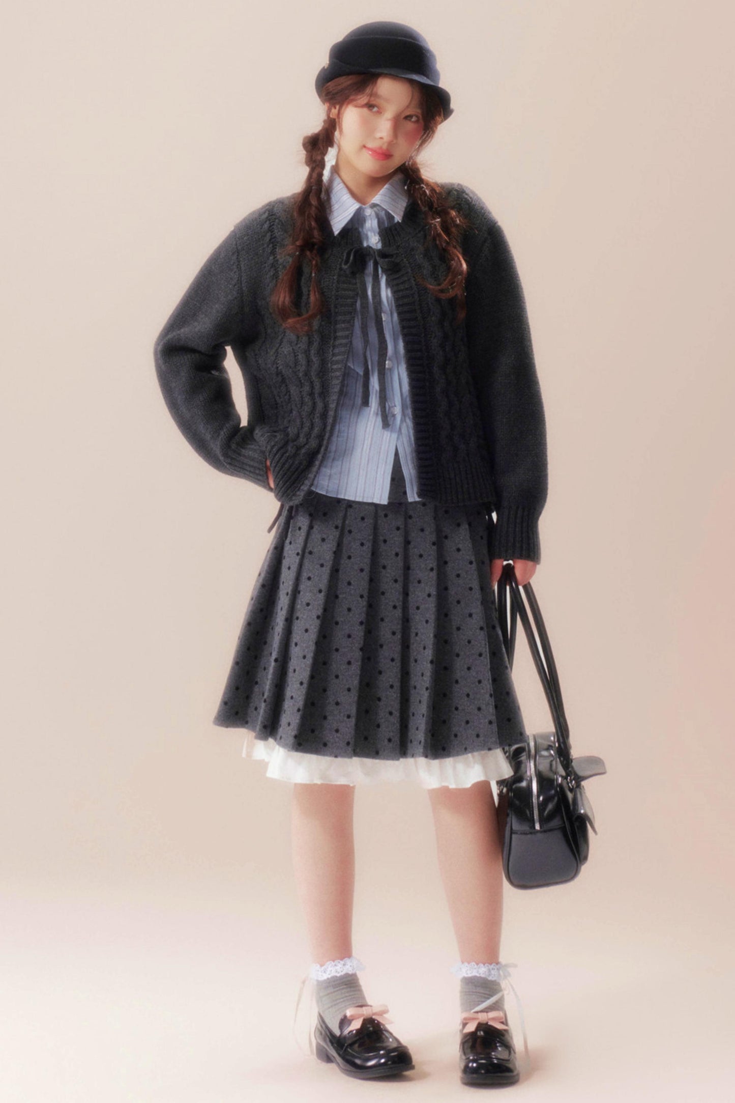 Midnight Moon Bow Sweater