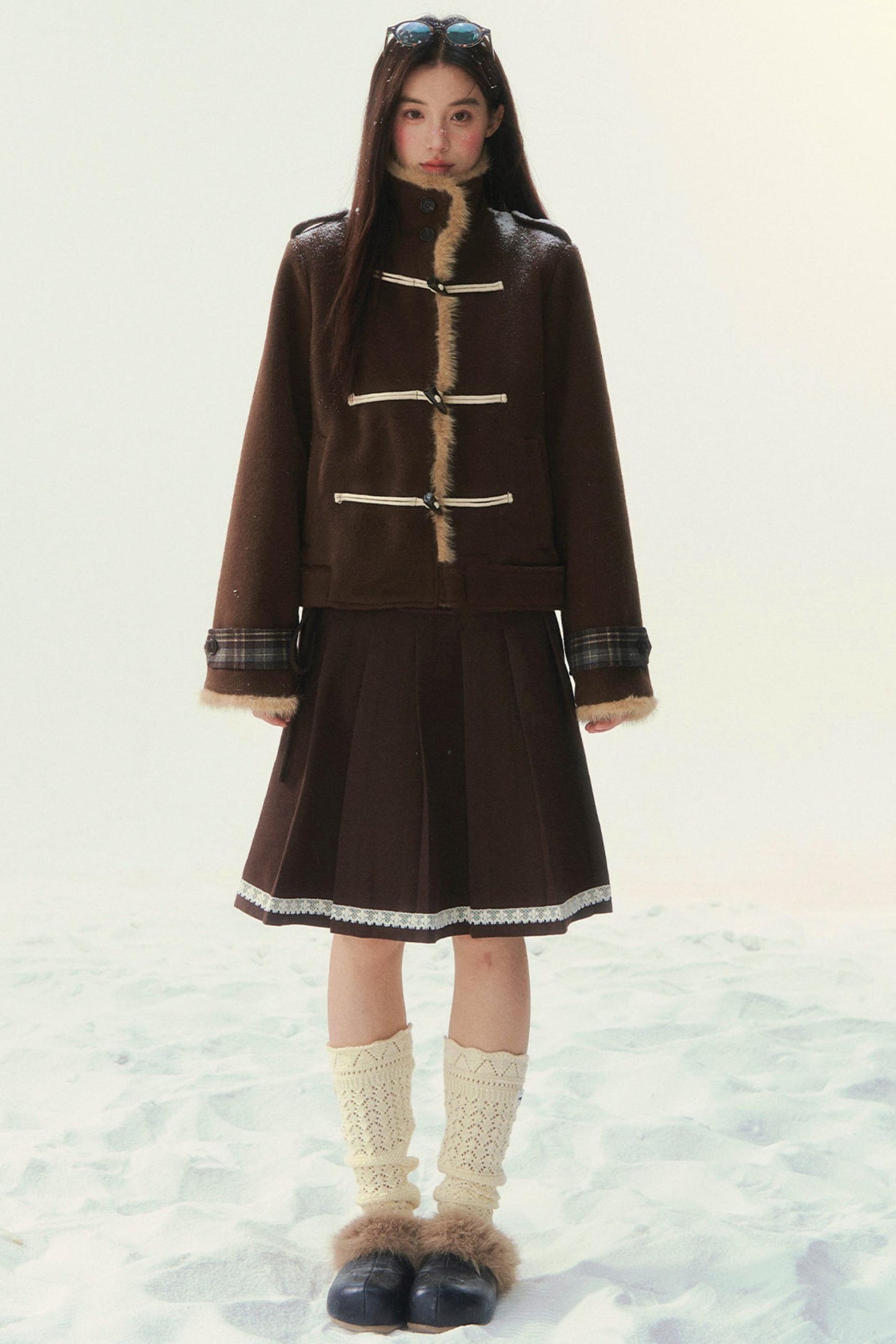 Retro Oak Horn Button Jacket