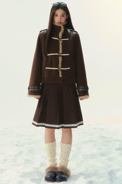 Retro Oak Horn Button Jacket