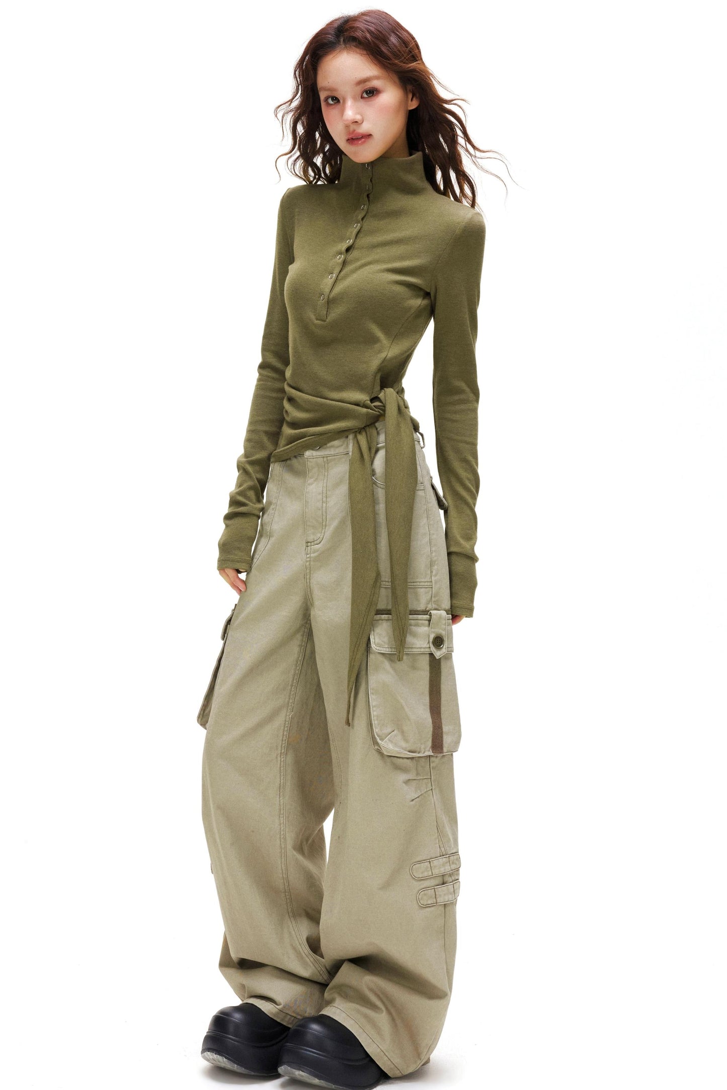 レトロアーミーカーゴパンツ