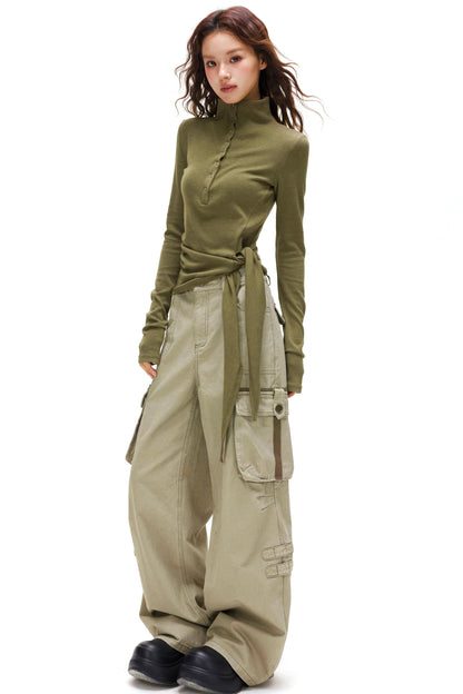 レトロアーミーカーゴパンツ