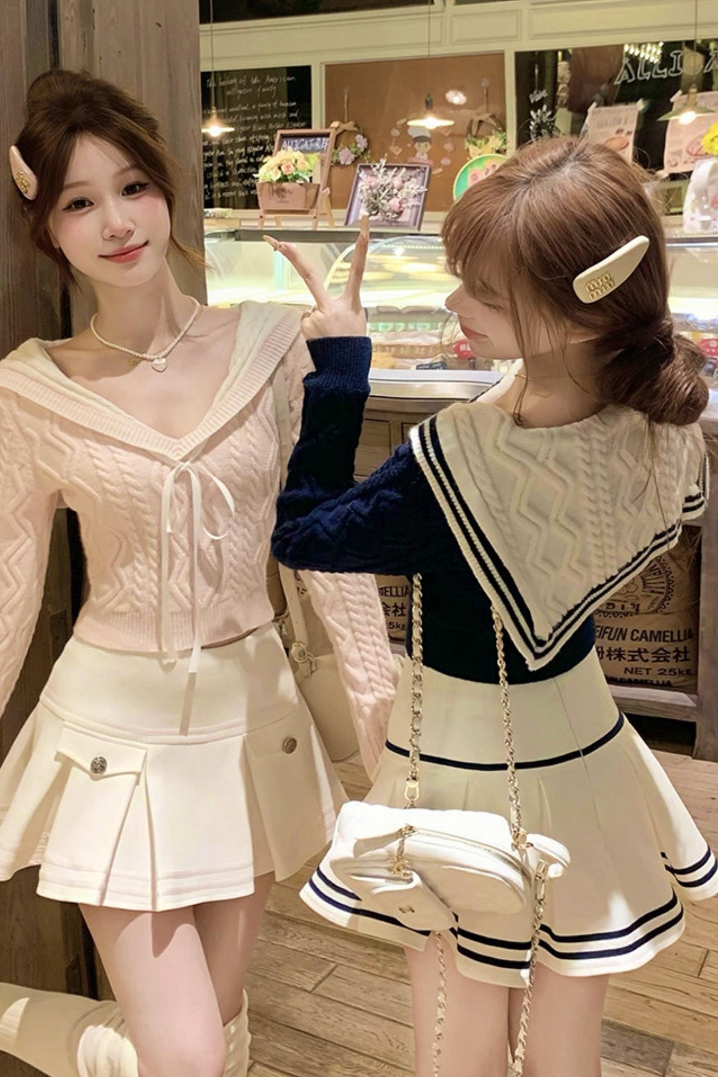 Sweet Sailor Knit + Skirt