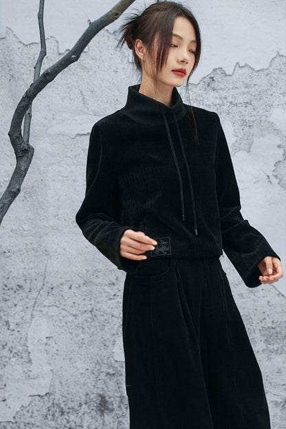 コーデュロイランタンパンツ