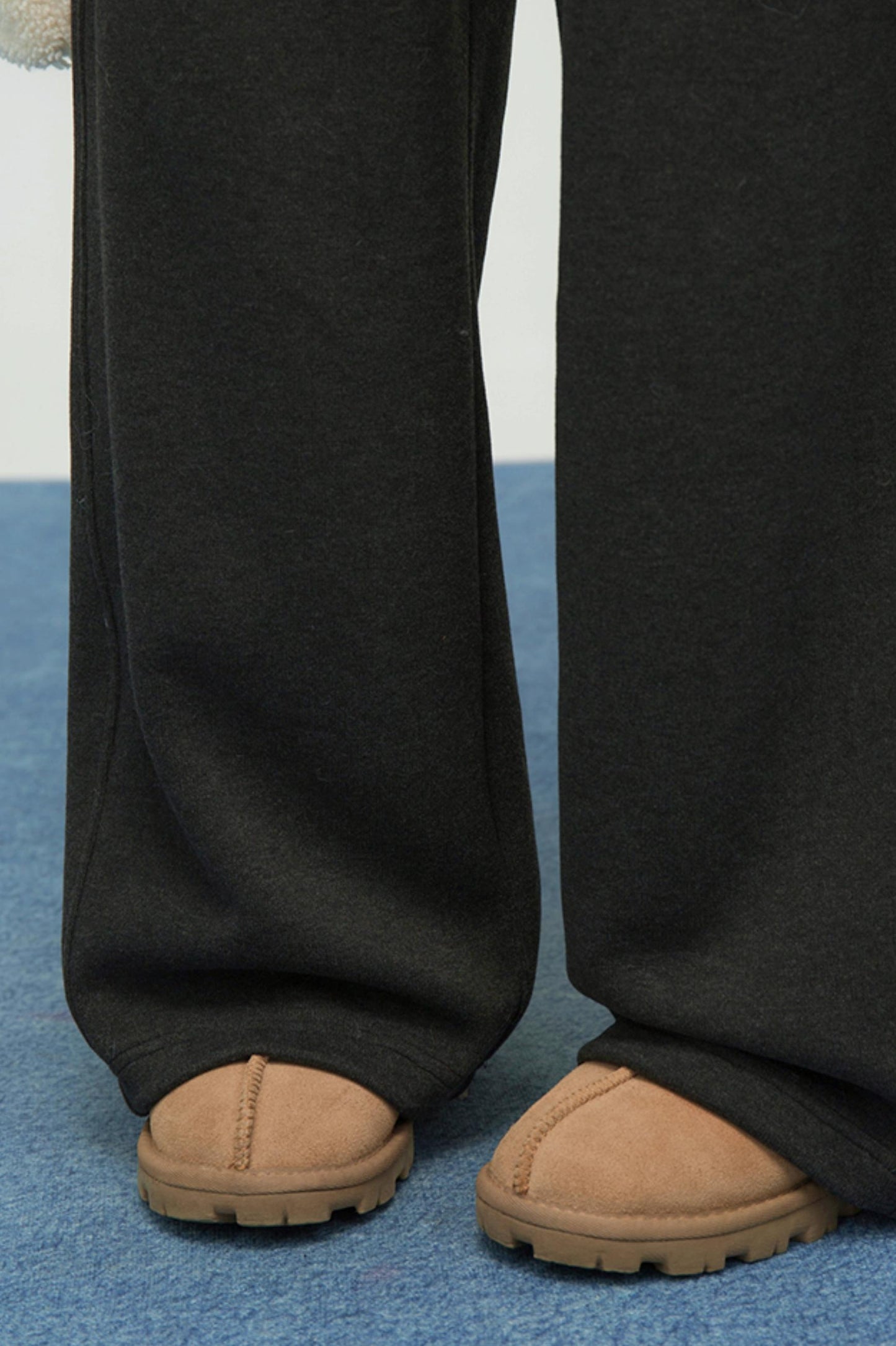 ギャラクシーグレーニットスウェットパンツ