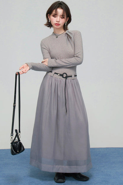 ミスティモードチュールロングドレス