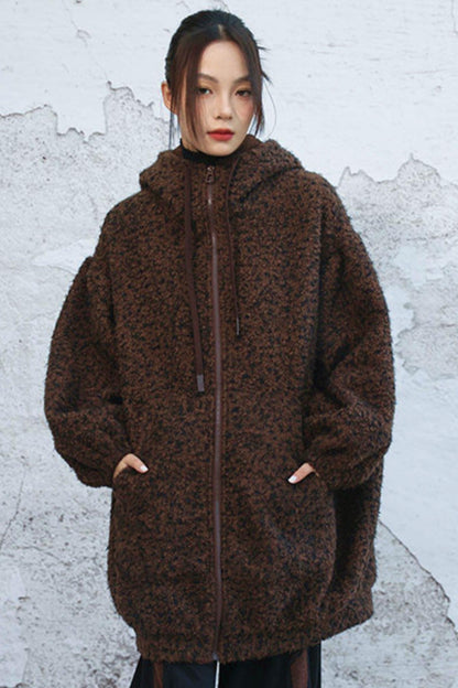 Popcorn lantern sleeve jacket