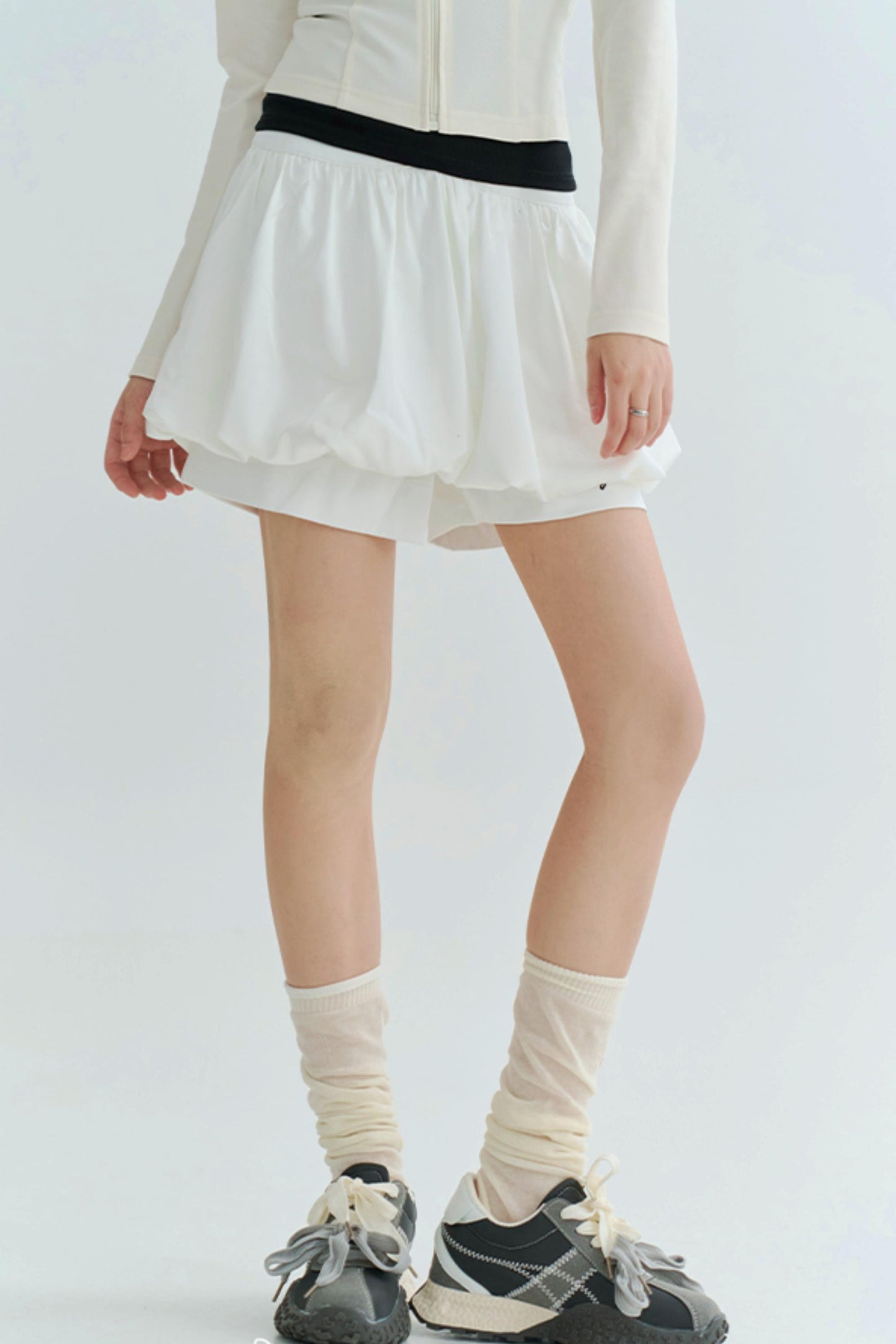 Blossom Embroidery Pants Skirt