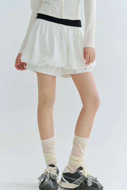 Blossom Embroidery Pants Skirt