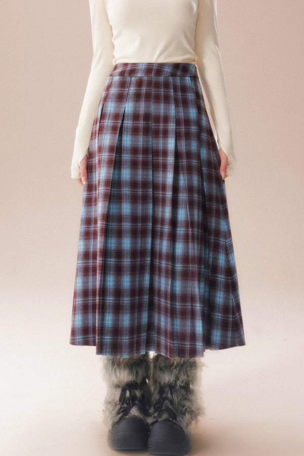 レトロチェックスカート