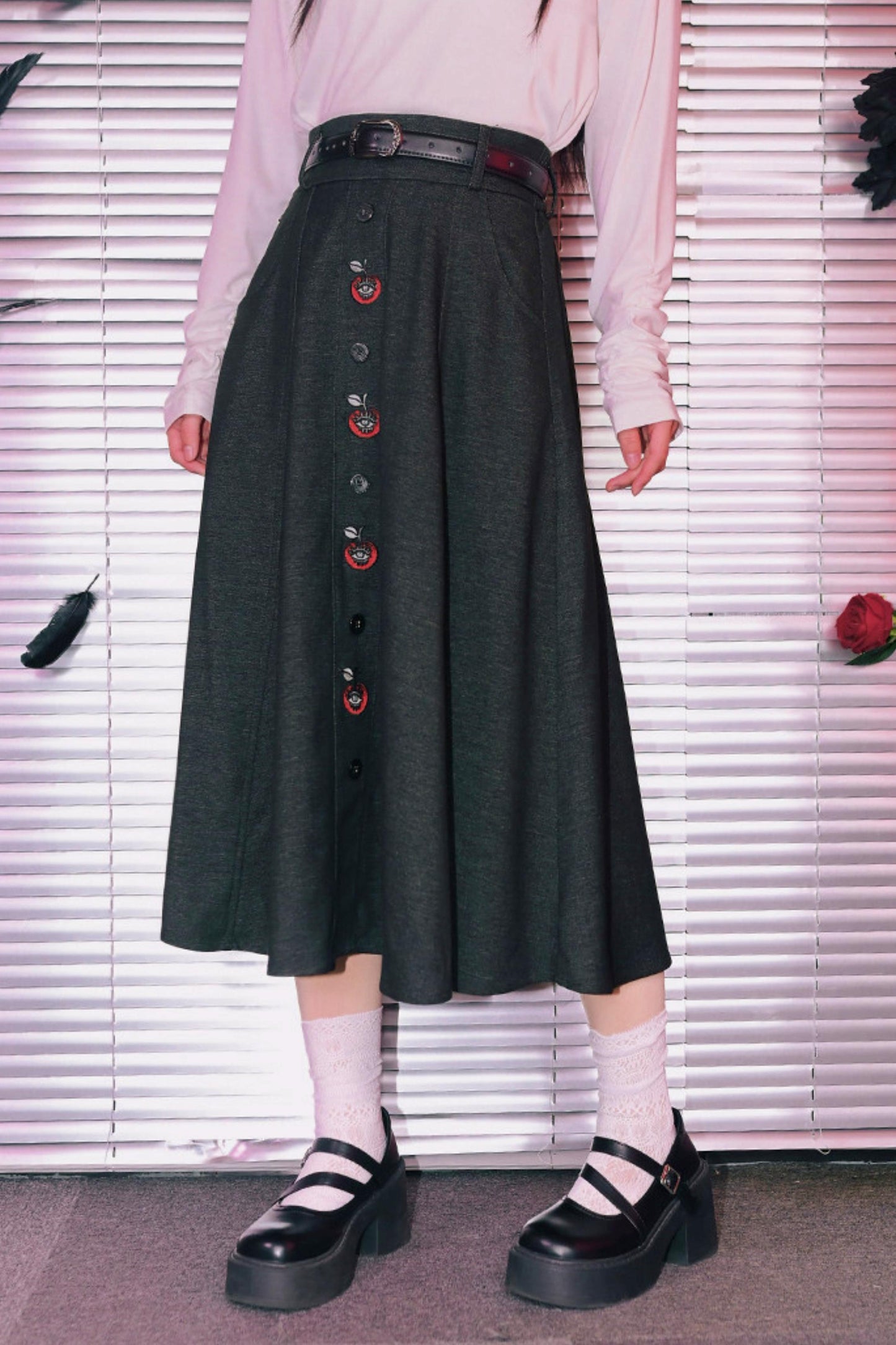 Eden Garden Embroidered Skirt
