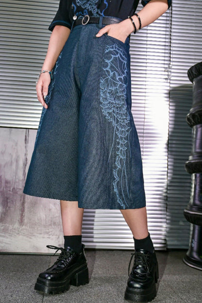 ブルーリアルムヴィンテージデニムパンツ