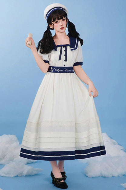 Classic Marine Lolita Dress + Accessories