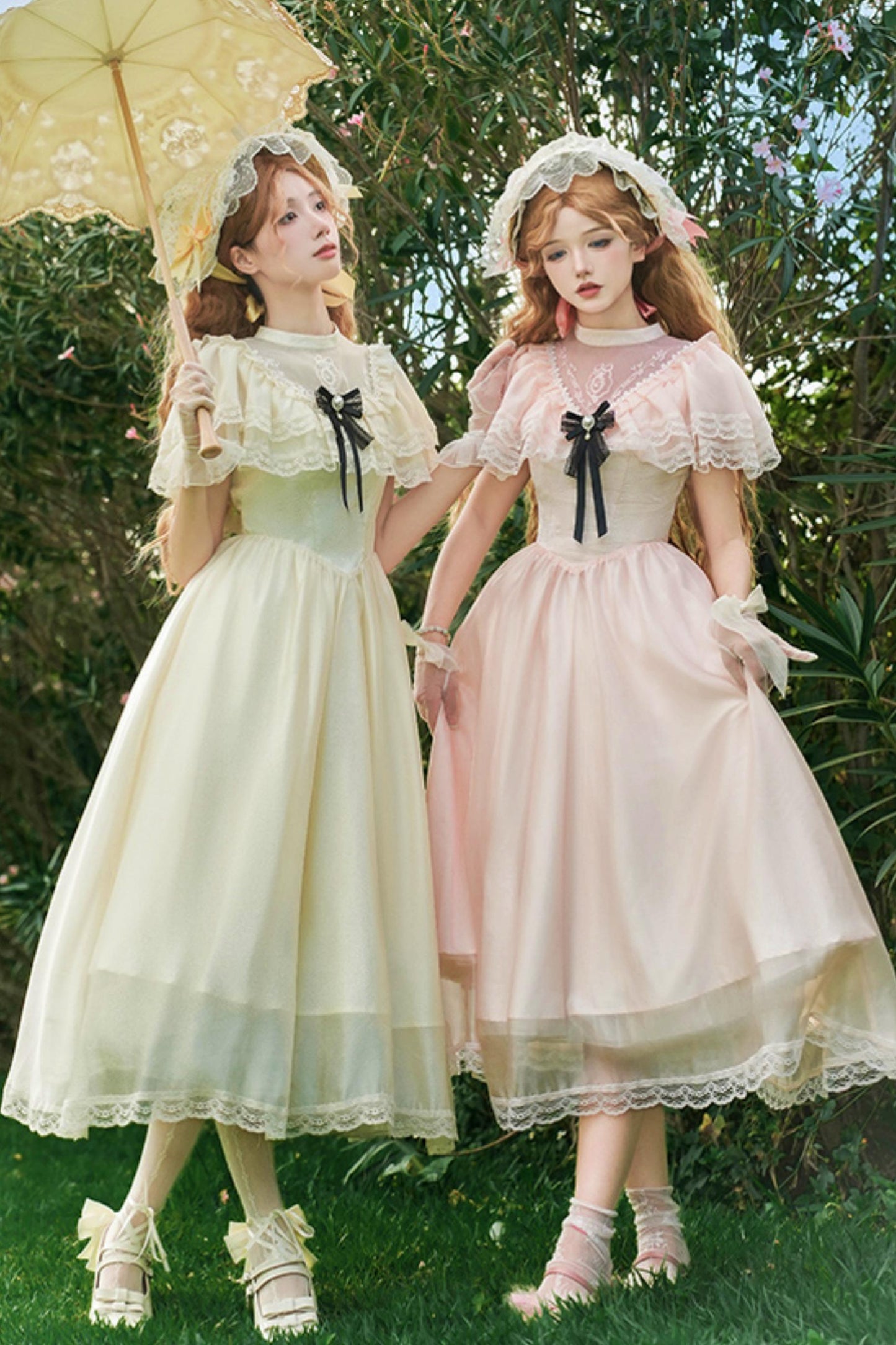 ツインエドワードカラーロリータドレス