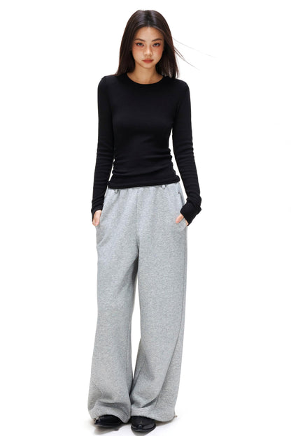 レータラインルーズスウェットパンツ