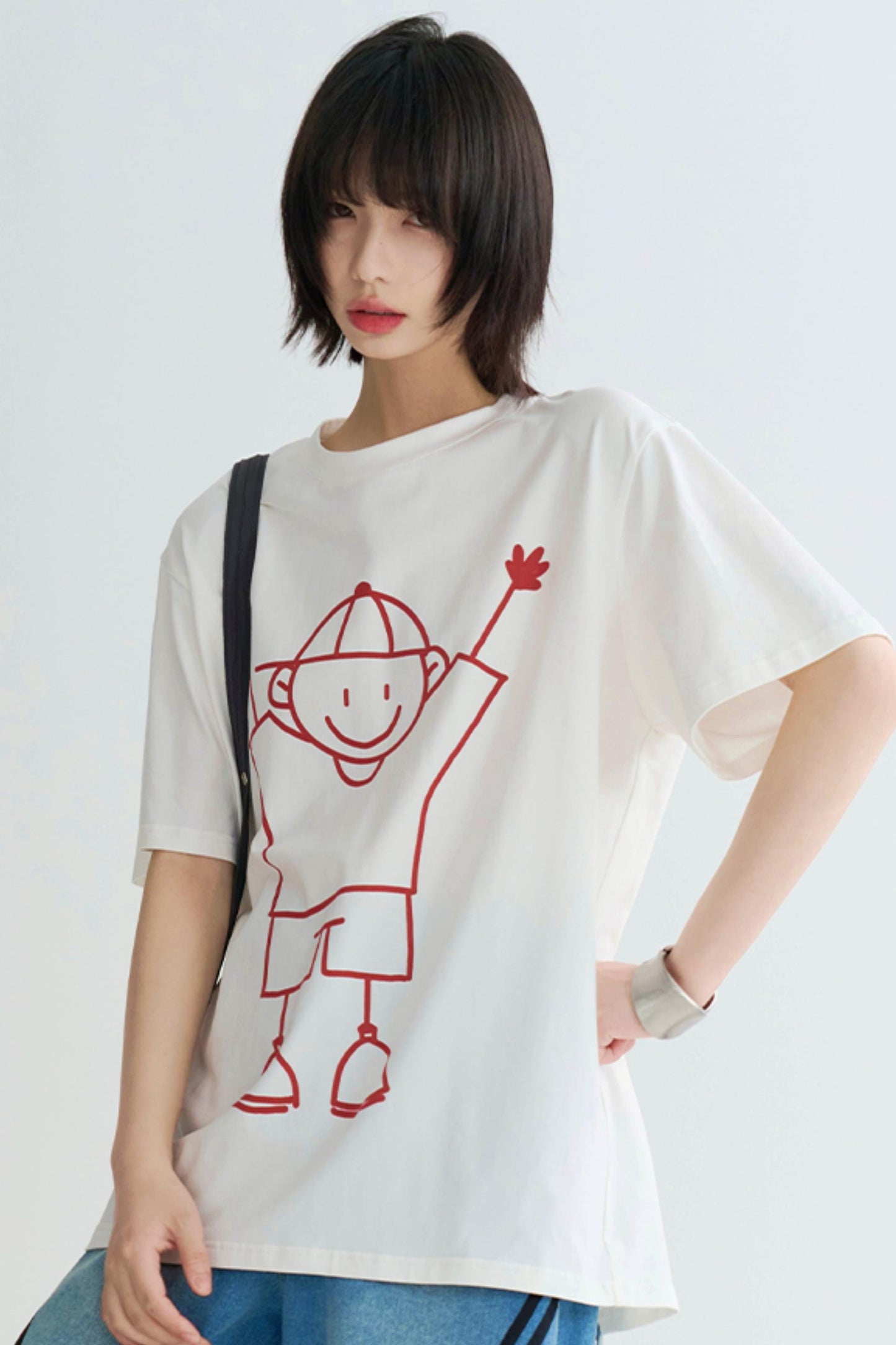 Cute Print Couple Tee Shirts