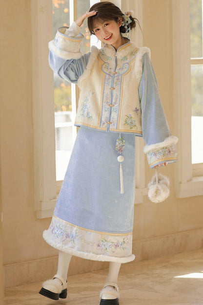 レトロチャイナロングスカート