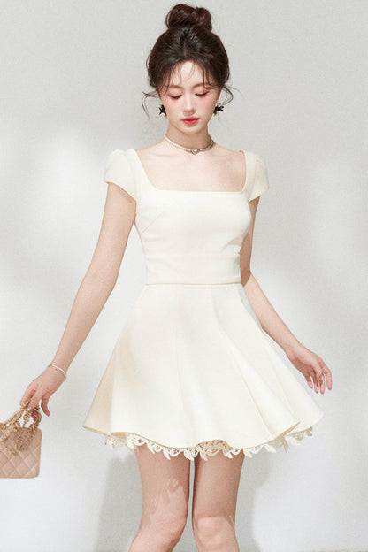 Lace Patchwork Sweet Dress