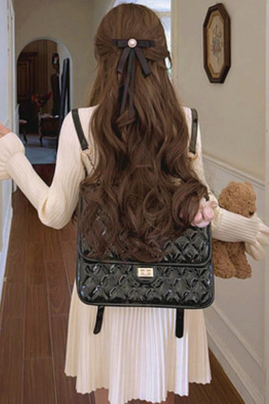 プリーツスイートニットドレス