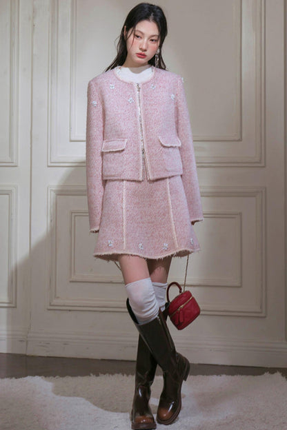 Sweet Tweed Coat + Skirt + Scarf