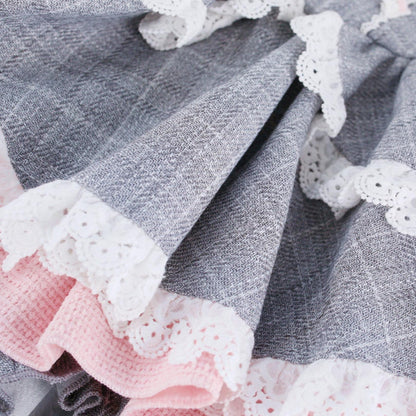 Weiße Bluse mit Schleife + Prinzessinnen-Korsettrock