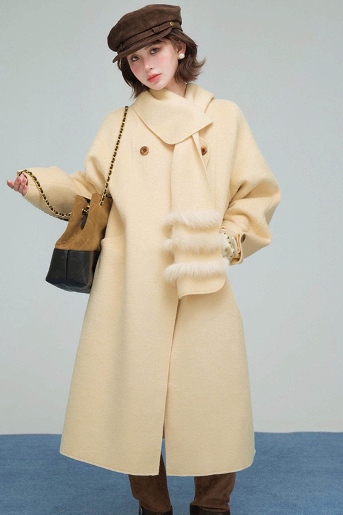 バタークロワッサンウールコート