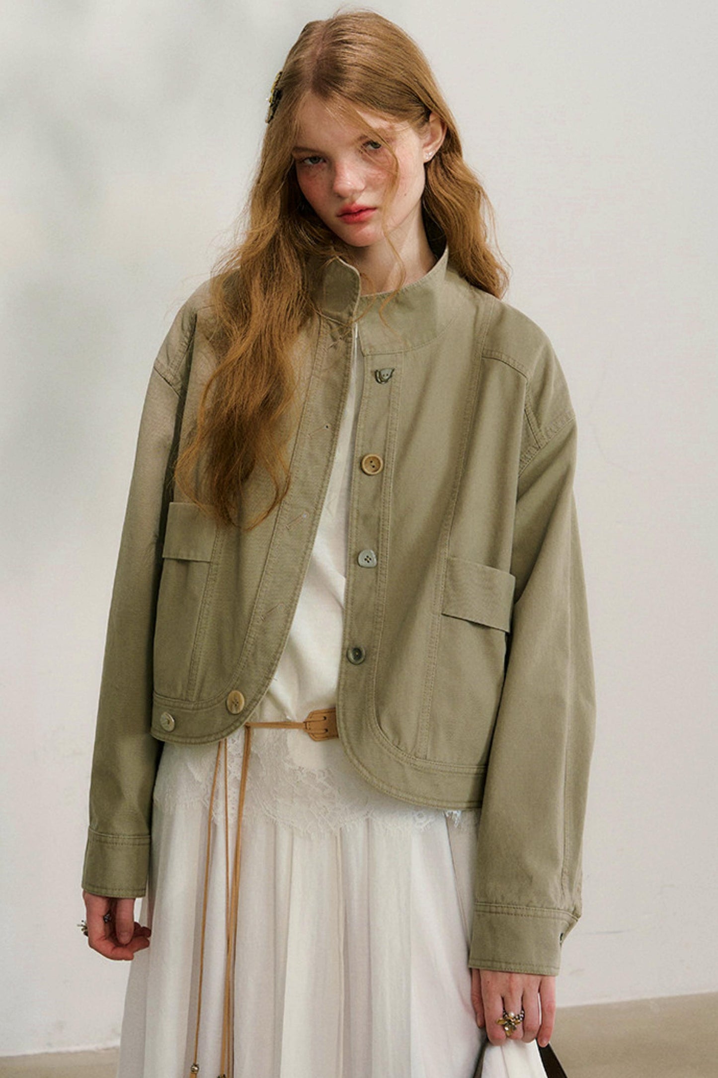 카폭 레터 페티 재킷