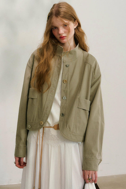 카폭 레터 페티 재킷