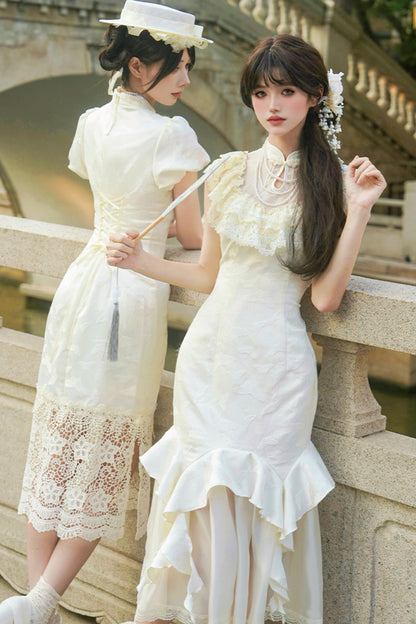 【予約商品】エレガントフィッシュテールロリータドレスセットアップ