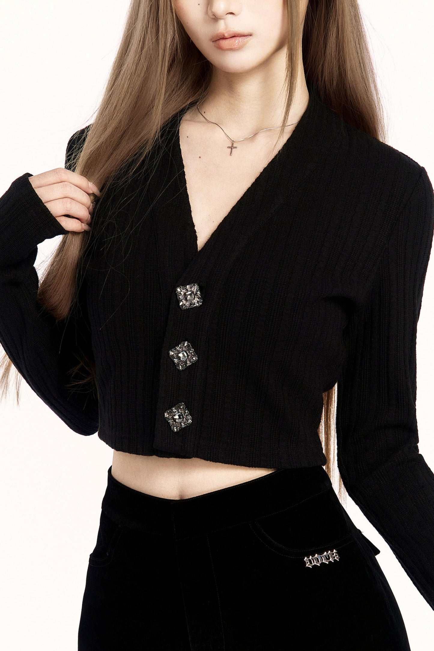 フレンチモードクロップドトップス