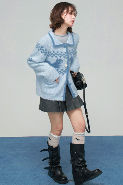 ジェジュアイランドスクイレルカーディガン