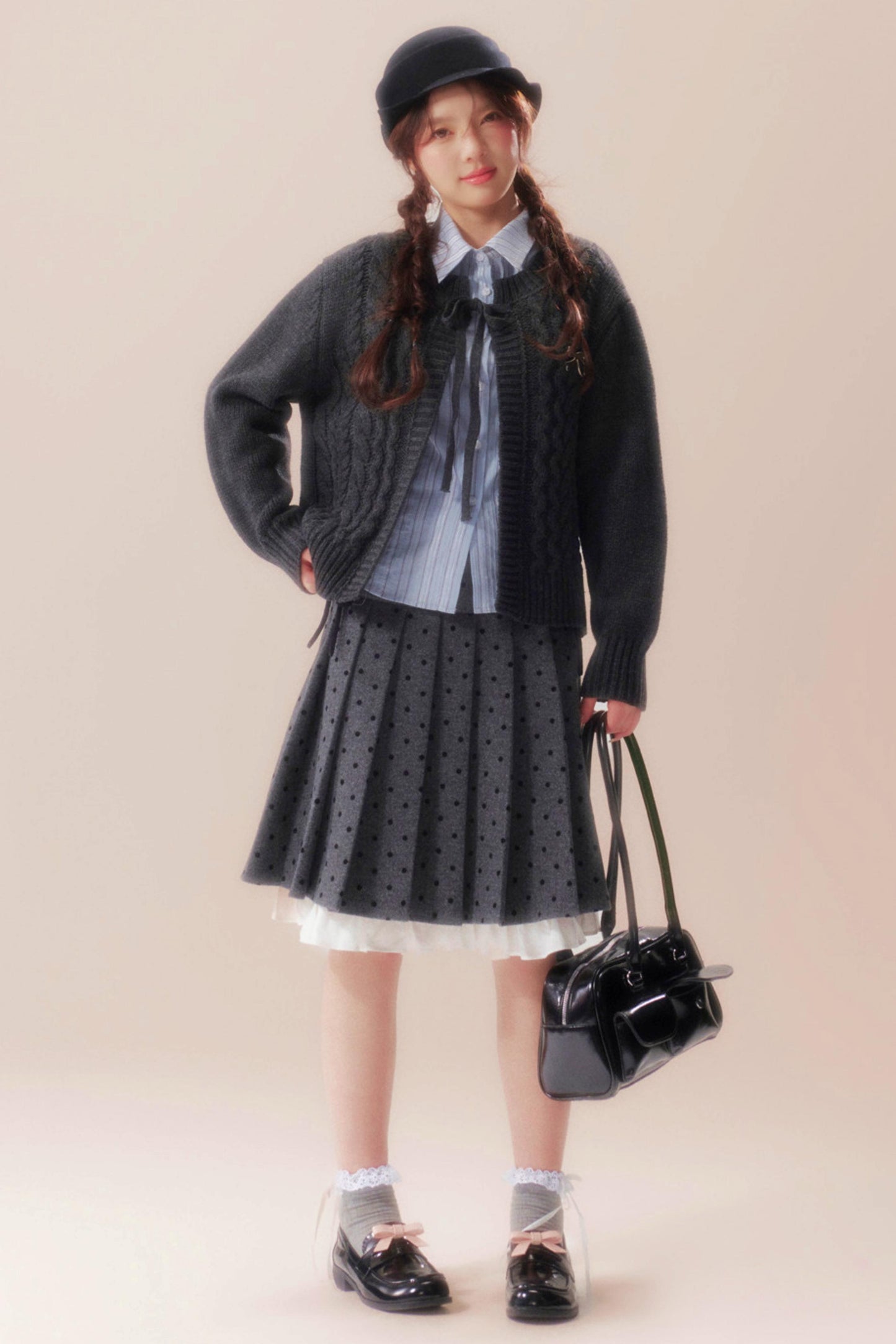 Midnight Moon Bow Sweater