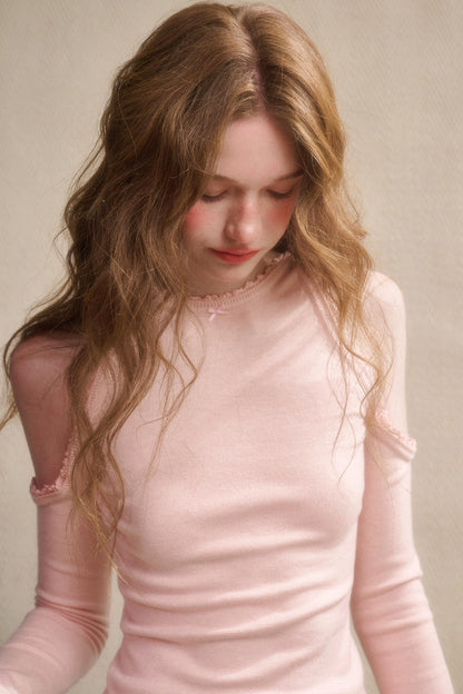 Baby Skin Crochet Lace Top