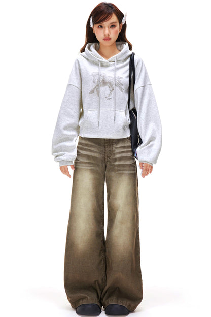 Pegasus Print Hooded Sweatshirt